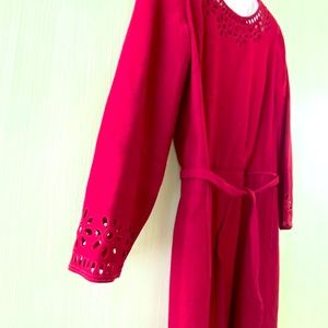 Vintage raspberry red/pink dress.